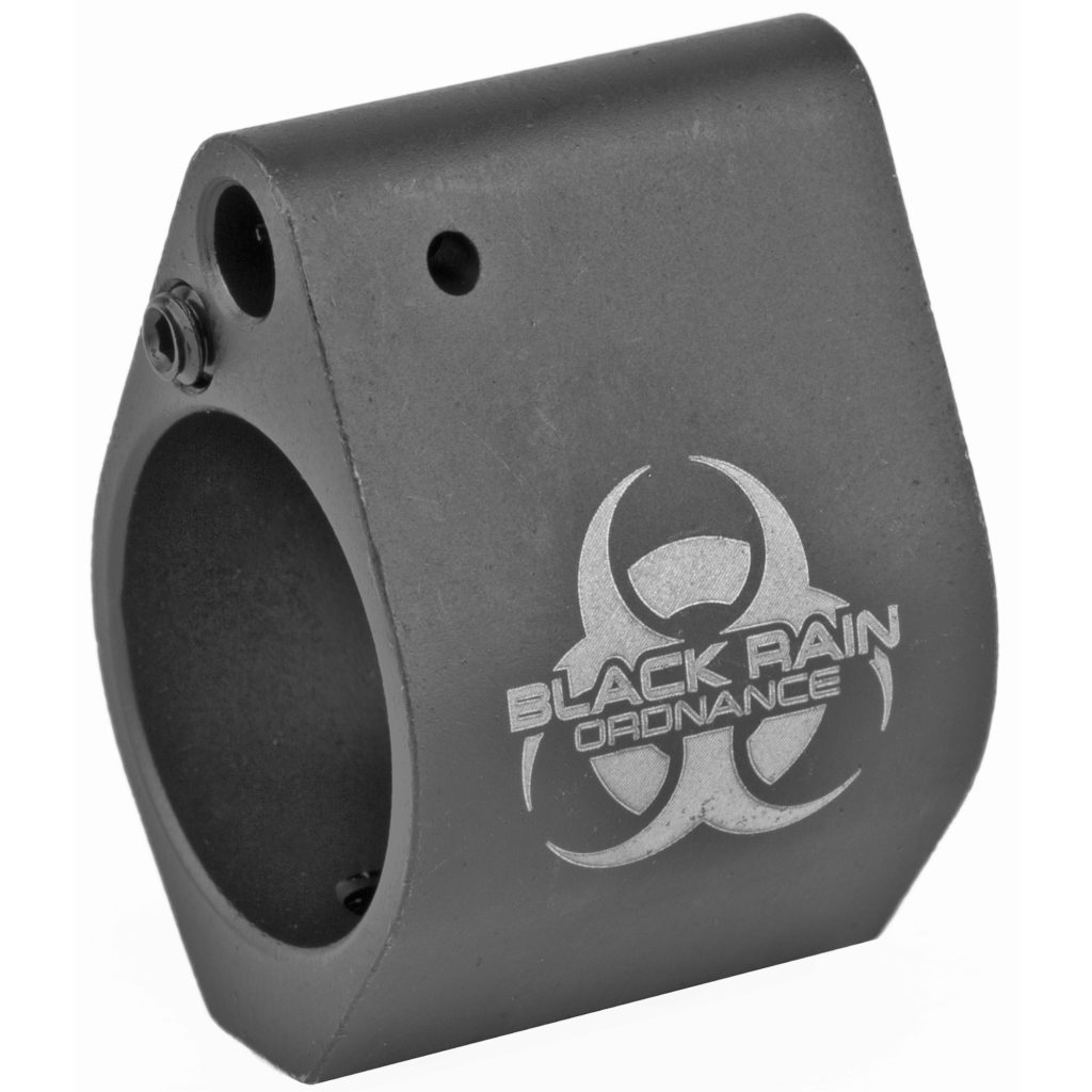BLACK RAIN LOW PRO GAS BLOCK.750 ADJ Johnston Gun Company